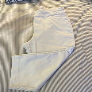 Women’s White Stretch Capri - Classic White SZ18